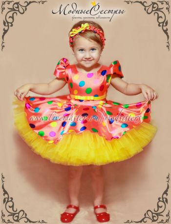 Детское платье "Красочный сезон" Арт.-366