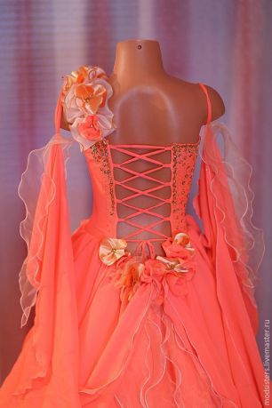 Платье для спортивных бальных танцев Арт.233