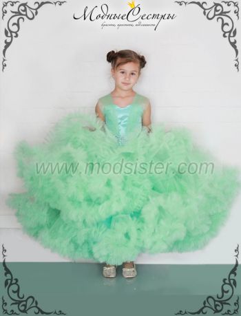 Детское платье "Мятное" Арт.446